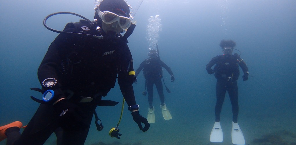中性浮力の練習